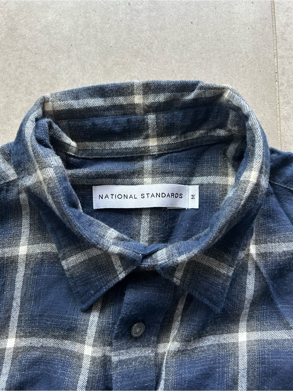 National Standards checkered button up - Picture 3 of 5